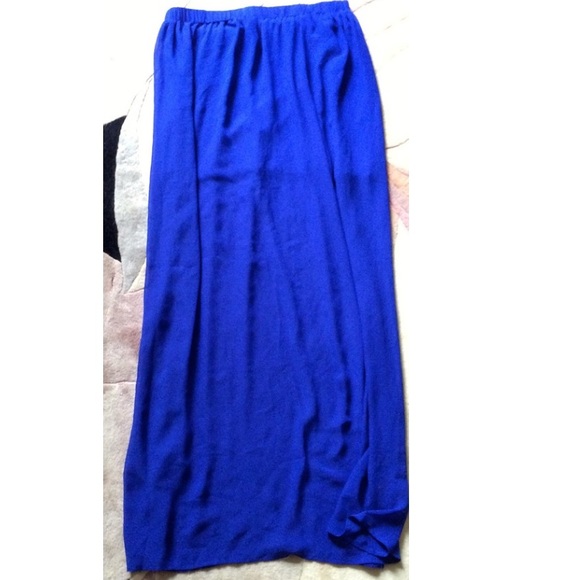 >>H&M<< Sheer Miniskirt with Maxi Skirt Overlay! - Picture 2 of 6